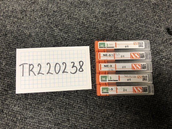 TR220238　NS/日進工具　パワーソリッドエンドミル　NE-3Φ6　1セット5個