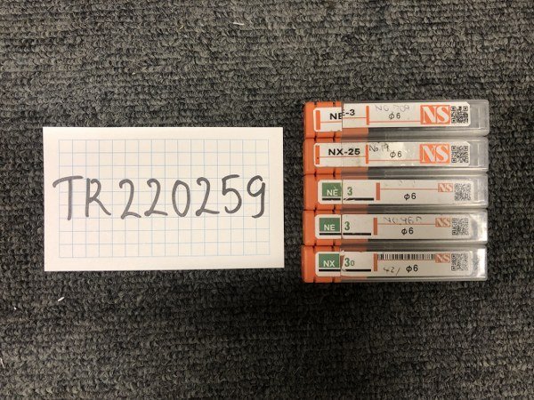 TR220259　NS/日進工具　パワーソリッドエンドミル　NE-3Φ6　1セット5個