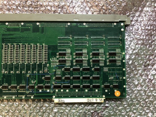 TJ220439 三菱/MITSUBISHI PCBサーキットボード QX539 外した機械：2022.7.24に動いていたマザック/MAZAK　FH-680/1995年　横マシニング_画像6