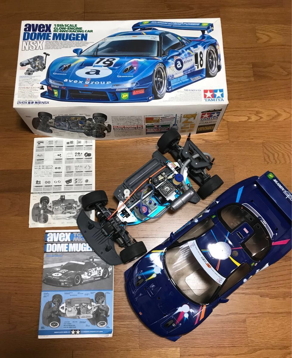 TAMIYA 1/8エンジンRC 4WD avex童夢無限NSX スペアポディおまけ TAMIYA 1/8エンジンRC 4WD avex童夢無限NSX スペアポディおまけ