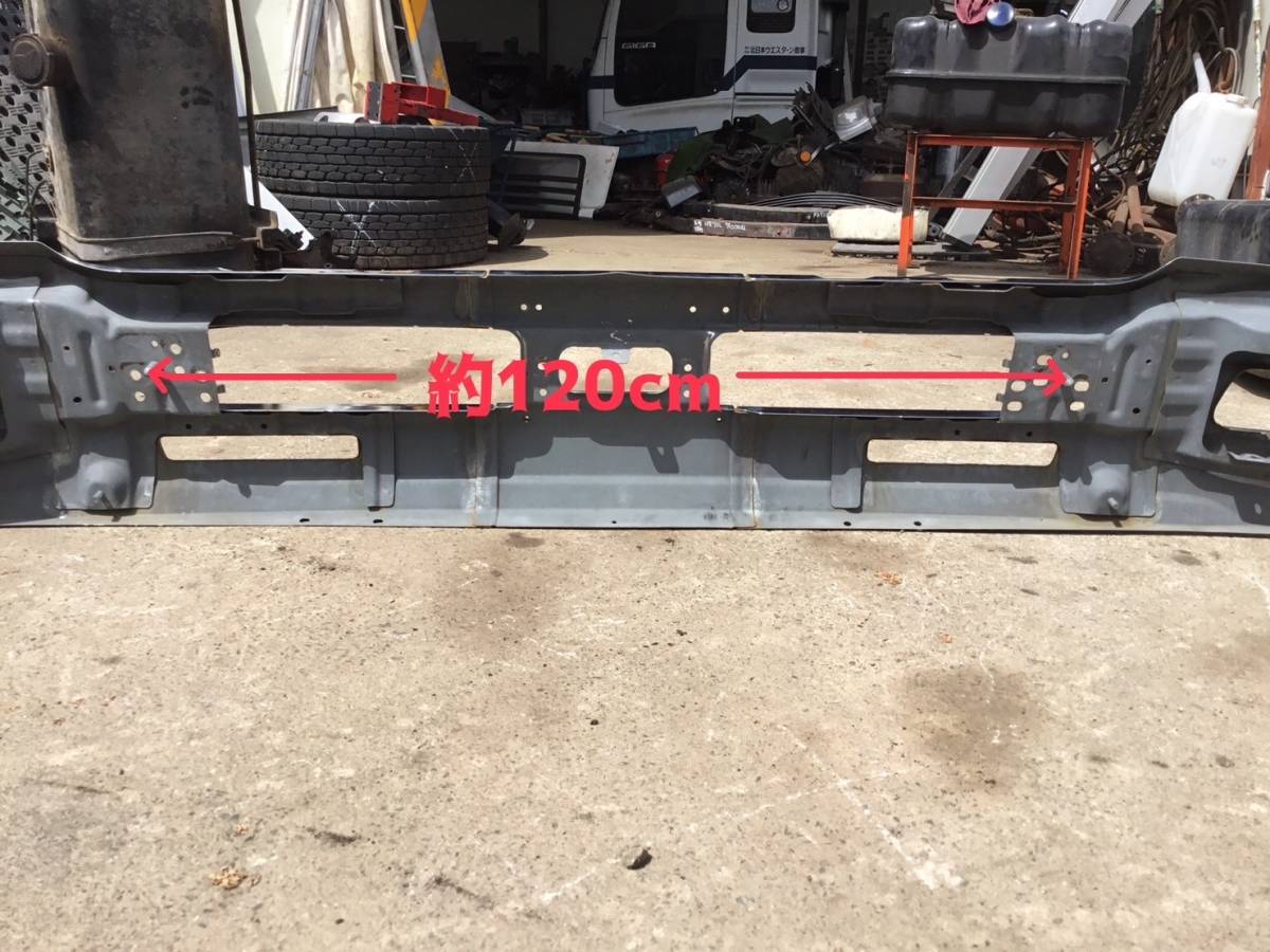  Isuzu Forward wide original plating front bumper necessary metal plate F 230415 same day shipping possible Yahoo auc 230×48×24