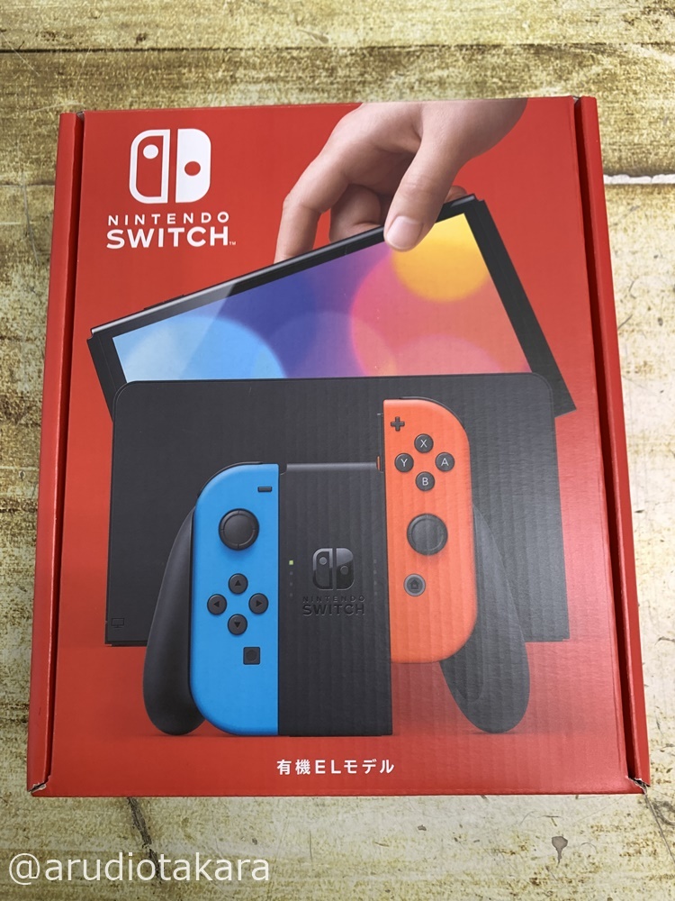 レッド系 未使用品 Switch 任天堂スイッチ 本体 ネオンブルー