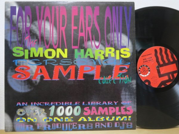 LP★SIMON HARRIS FOR YOUR EARS ONLY / THE SIMON HARRIS PERSONAL SAMPLE COLLECTION(サンプル/ネタ/SE集/UK盤)_画像1