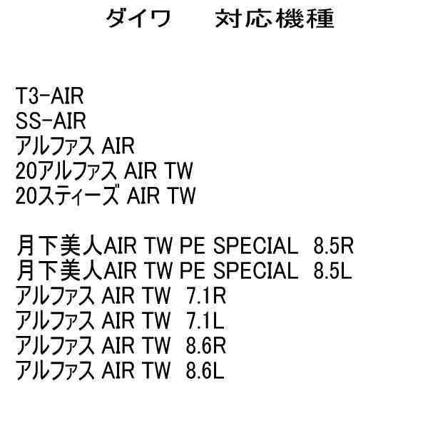 ダイワ アルファス AIR セラミックベアリング・シールドタイプ 2個セット (6-3-2.5＆6-3-2.5)_画像3