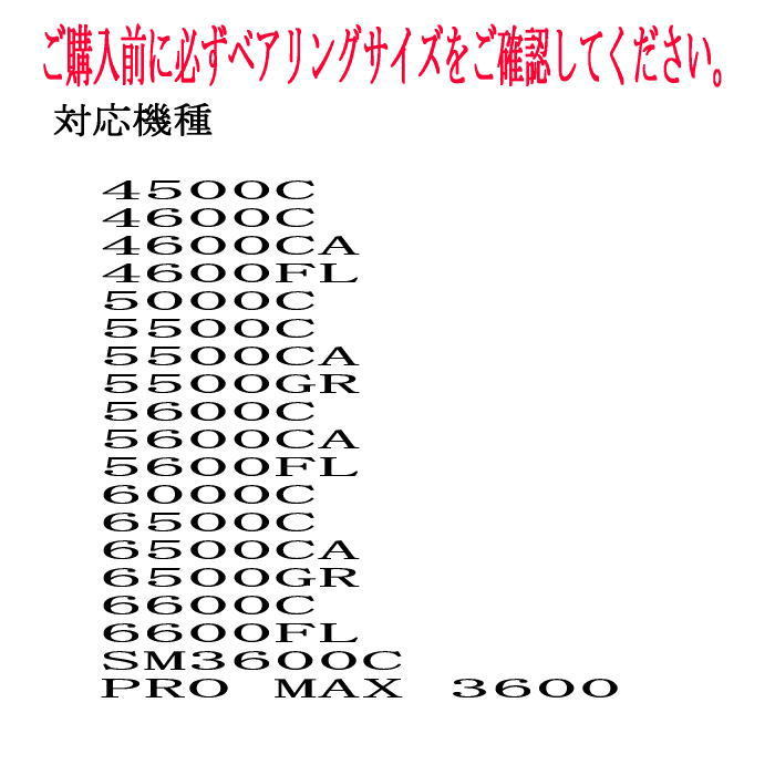 ABU 6600C セラミックベアリング・シールドタイプ 2個セット(10-3-4&10-3-4)_画像3