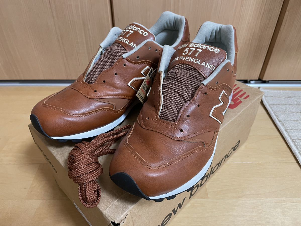 未使用箱付き ニューバランス/M577 TAN 英国製 サイズ10.5(28.5cm)茶色