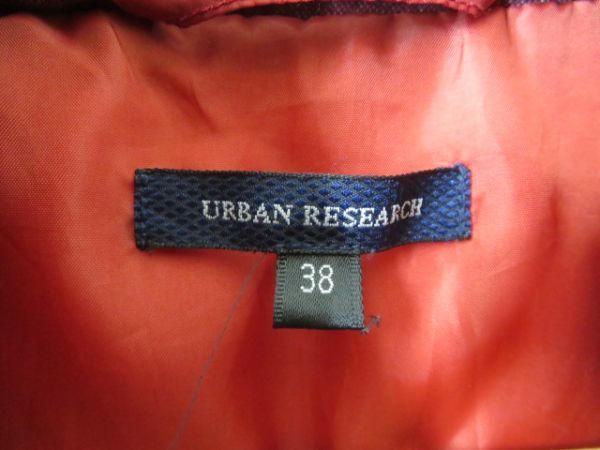 022m45◆人気です◆URBAN RESEARCH アーバンリサーチ カモフラージュ柄 羽毛ダウンベスト 38/ダウンジャケット/迷彩柄/ブルゾン/メンズ_画像10