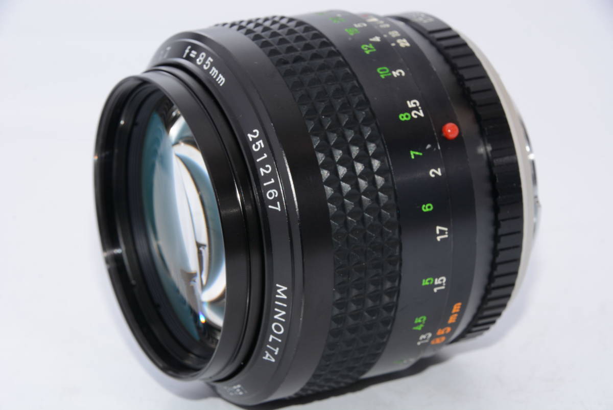 外観特上級】ミノルタ MINOLTA MC ROKKOR-PF 85mm F1.7 #s1131-2