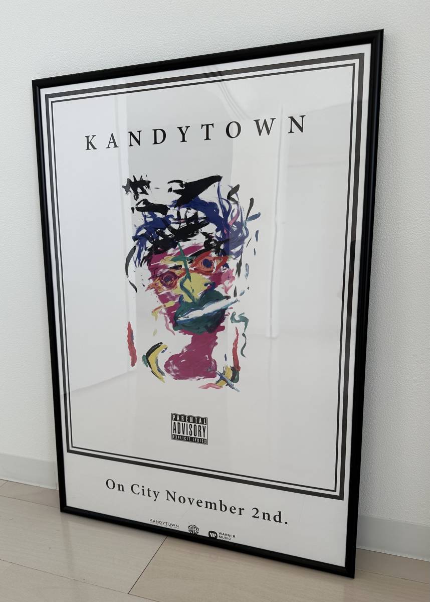 希少品 KANDYTOWN 1stアルバム ポスター / io keiju ryofu 上杉柊平