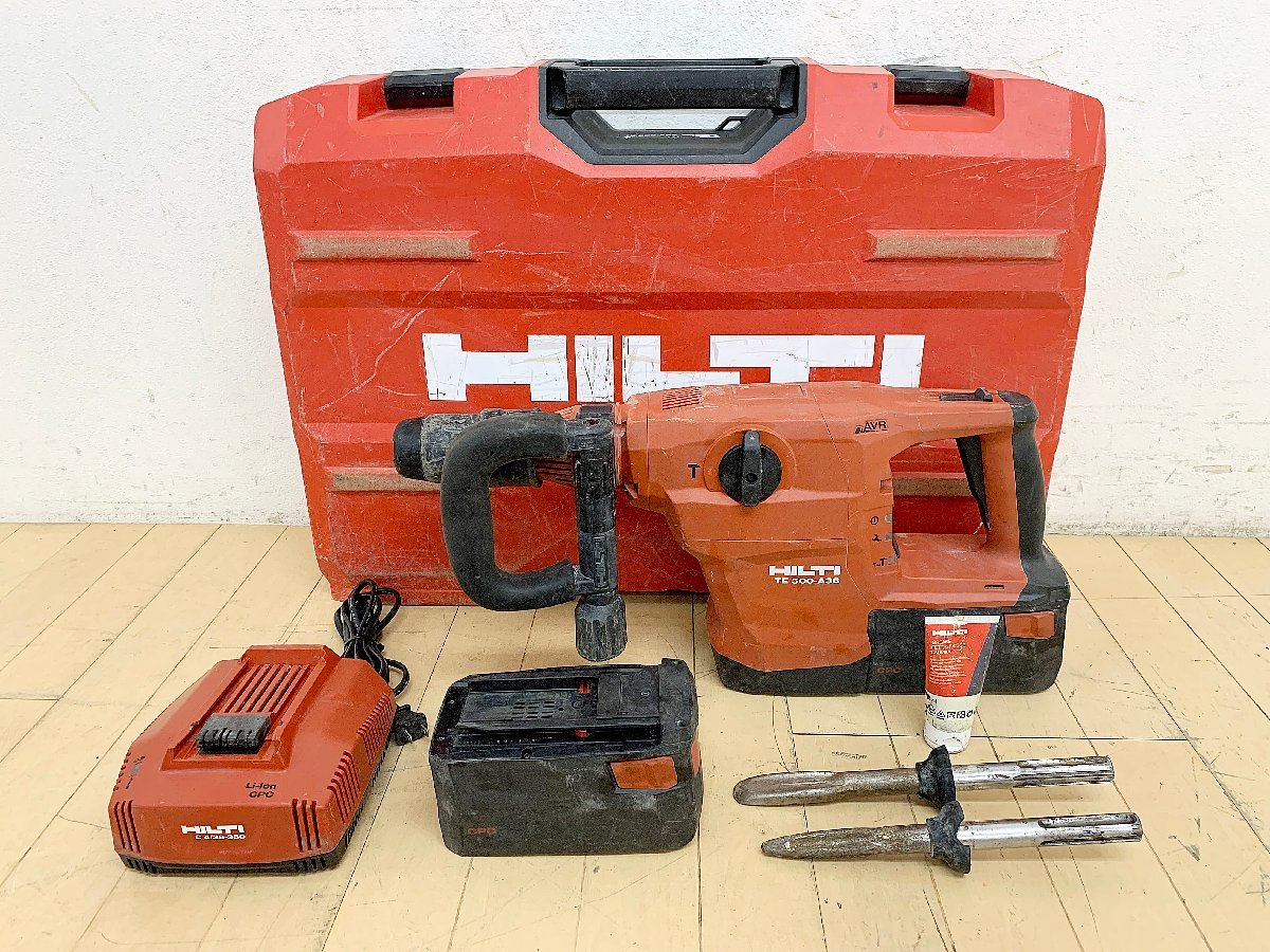 HILTI ヒルティ マックスブレーカー TE500-A36 本体/充電器/バッテリー