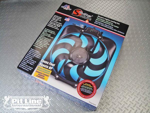 ブラックマジック電動ファン センサー付 汎用 ☆Flex-aー