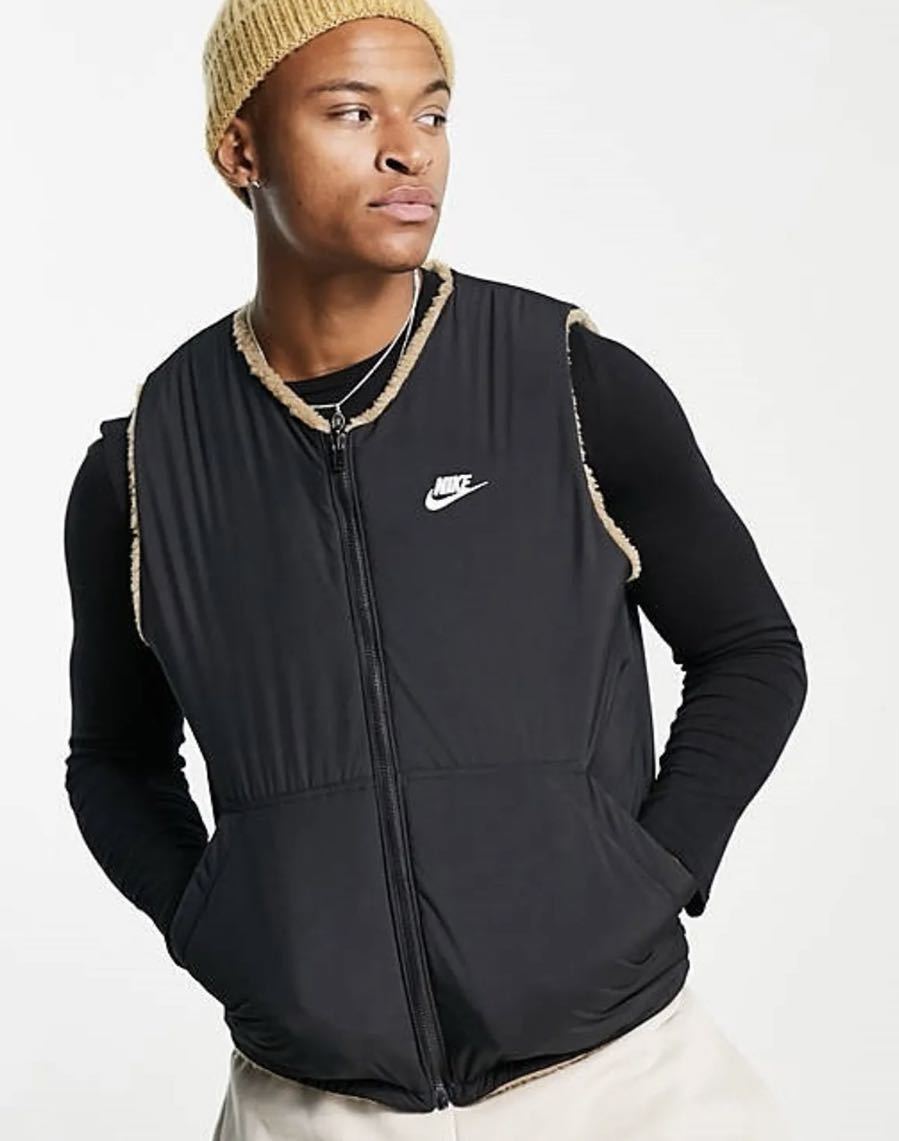 2XL】新品 ナイキ メンズ ベスト リバーシブル ボア シェルパ 茶 2XL】新品 ナイキ メンズ ベスト リバーシブル ボア シェルパ 茶