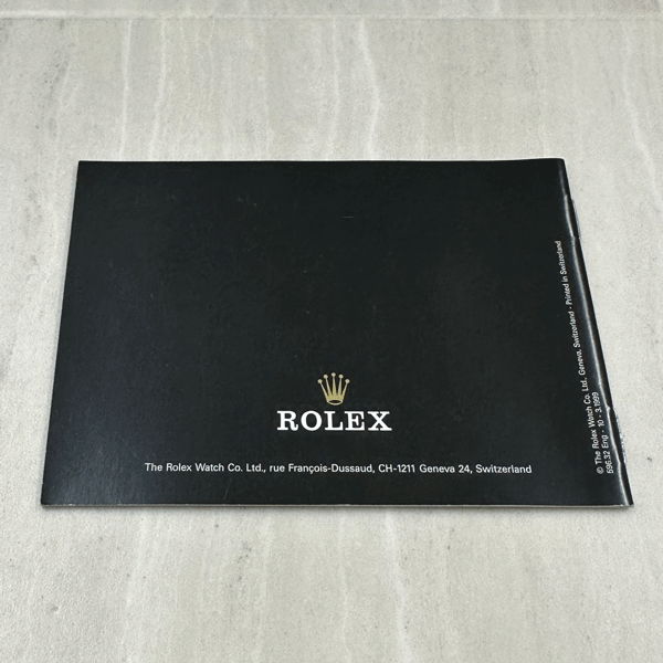 【中古】　ROLEX/ロレックス　デイトナ小冊子　1999　英語　16528・16520・16523・16518_画像2