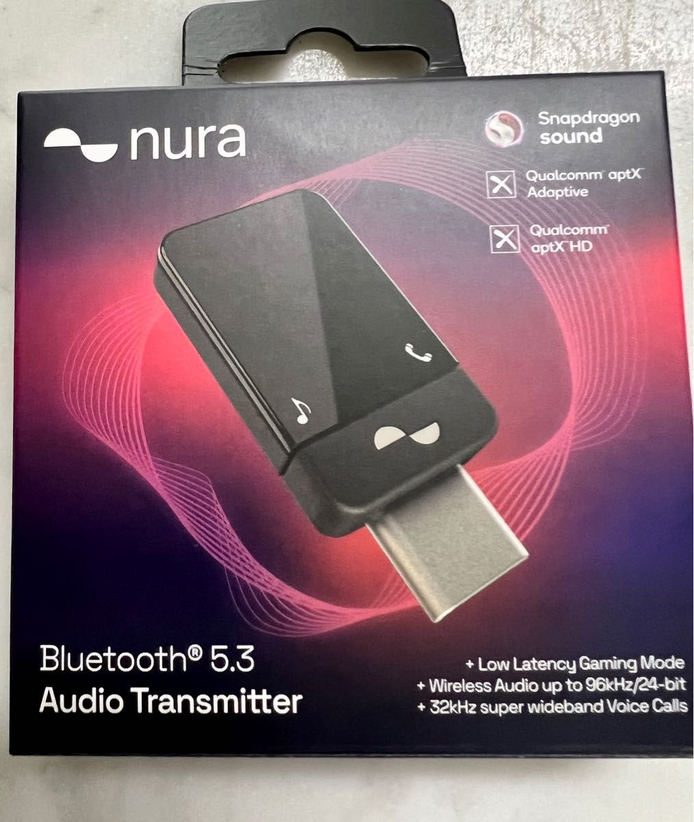 Nura Bluetooth® 5.3 Audio Transmitter