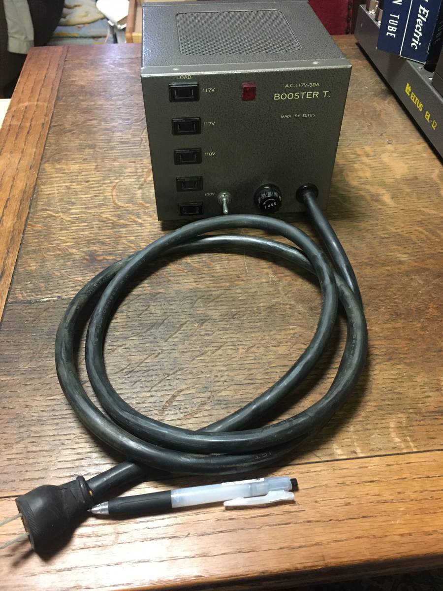 ○ ELTUS 30A BOOSTER T. 昇圧トランス エルタス 117v 110v 100v○ ○ ELTUS 30A BOOSTER T. 昇圧トランス エルタス 117v 110v 100v○