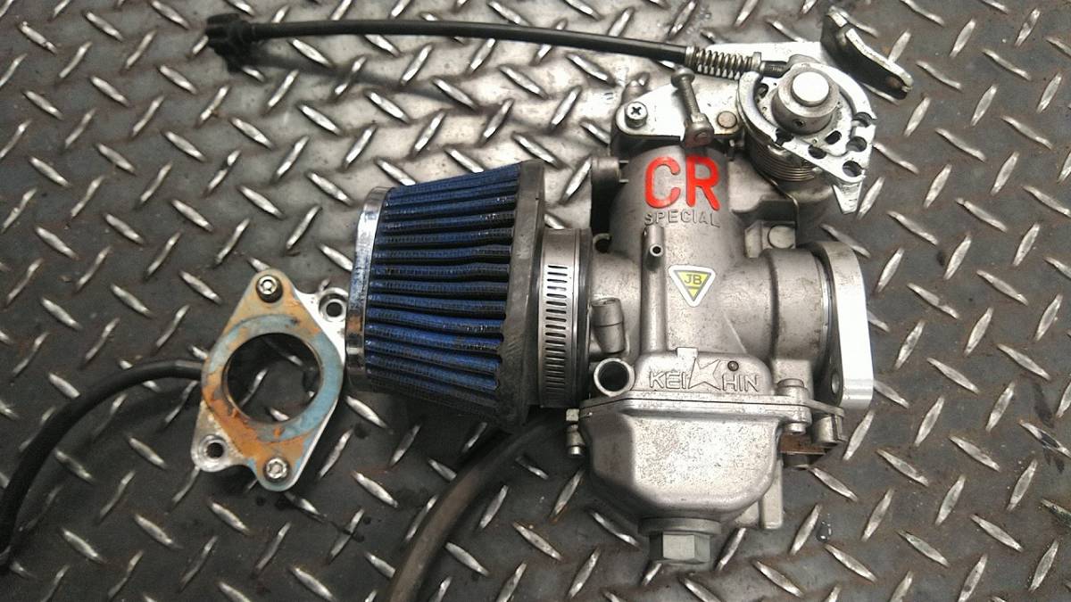 SR400 ケイヒン CRキャブ 38パイ ボアエース-インテークアシスト付き