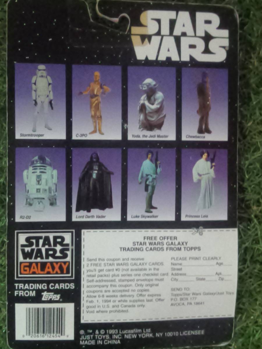 * new goods unused! rare!!1993 year!!!* JusToys Bend Ems STAR WARS Obi Wan Kenobi ITEM#12454 BONUS TRADING CARD