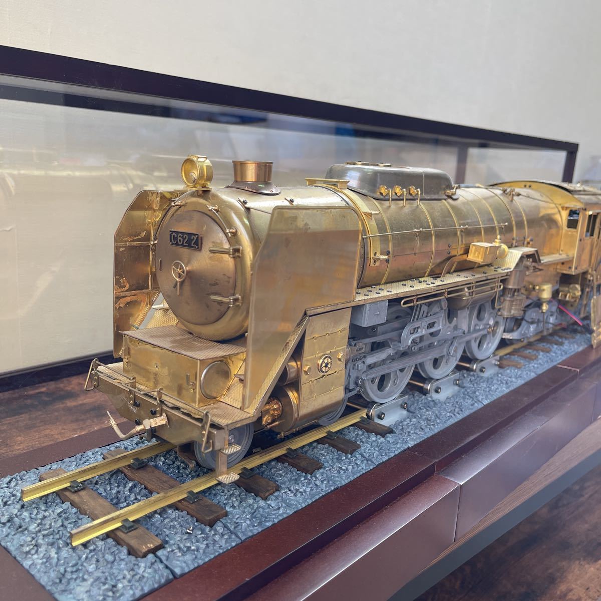 さいたま市引取限定】デアゴスティーニ「蒸気機関車Ｃ６２を作る」完成