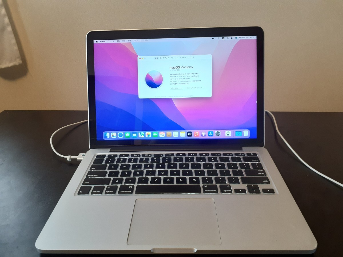 ①Apple MacBook Pro13inch Early2015 (A1502),i5(2.7GHzGHz),メモリ