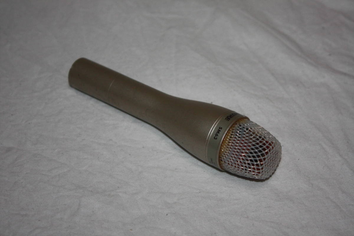 SHURE SM63 электродинамический микрофон inter вид Mike 