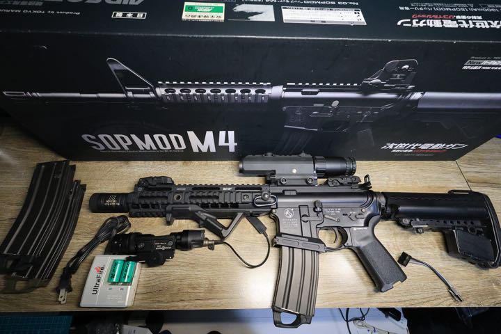 東京マルイ 次世代電動ガン M4 SOPMOD ノベスケカスタム オマケ多数-