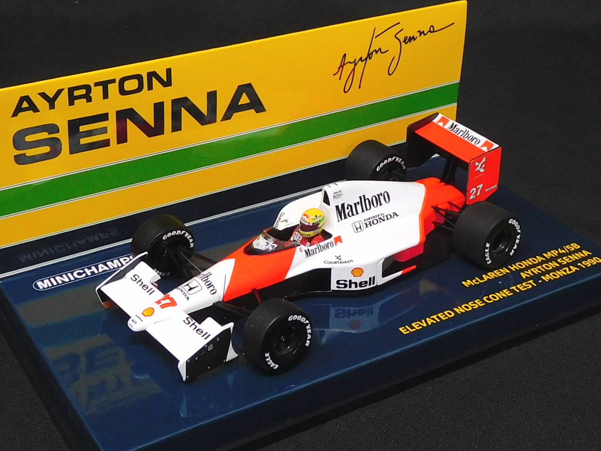 1/43 マクラーレン MP4/5B A.セナ テストカー モンツァ 1990 マルボロ