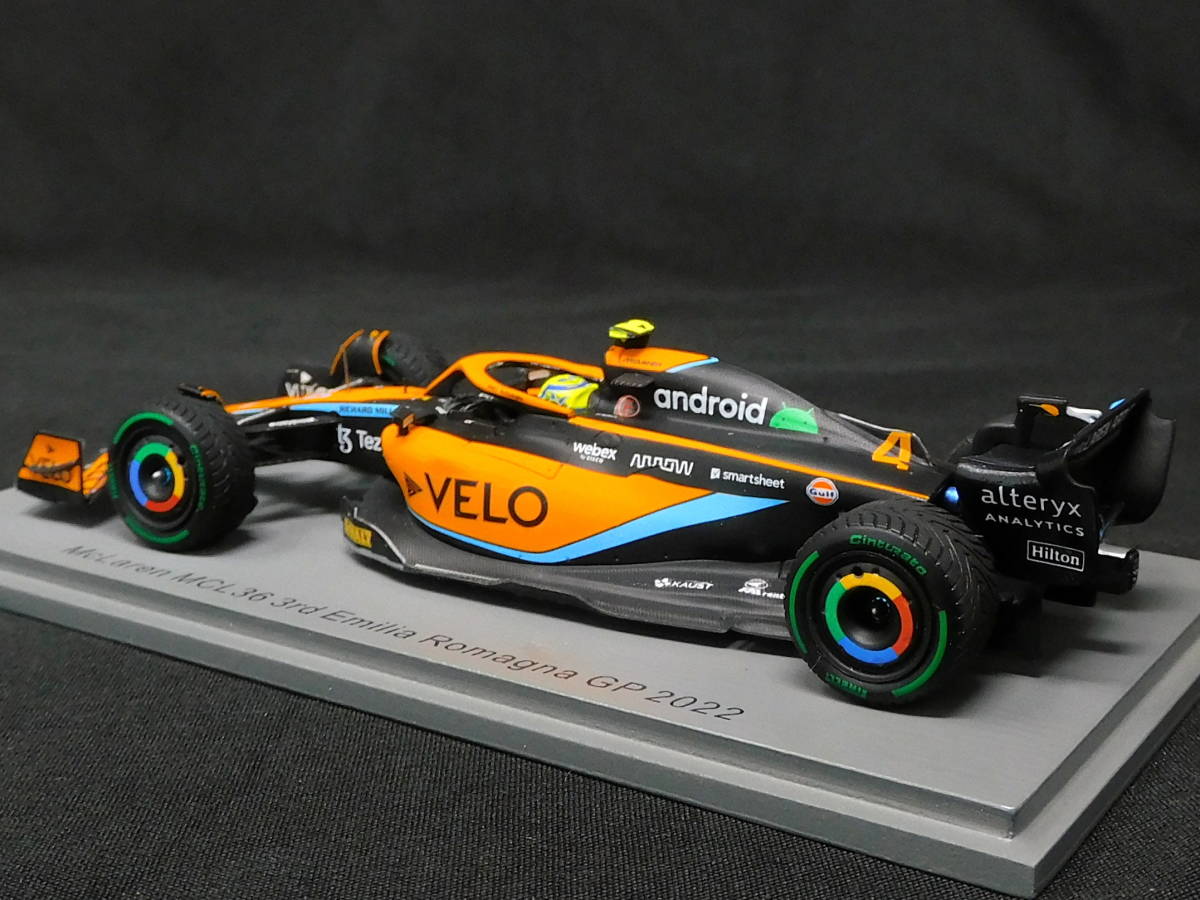 1/43 マクラーレン MCL36 2022 エミリアロマーニャGP ランド・ノリス VELO仕様_画像1