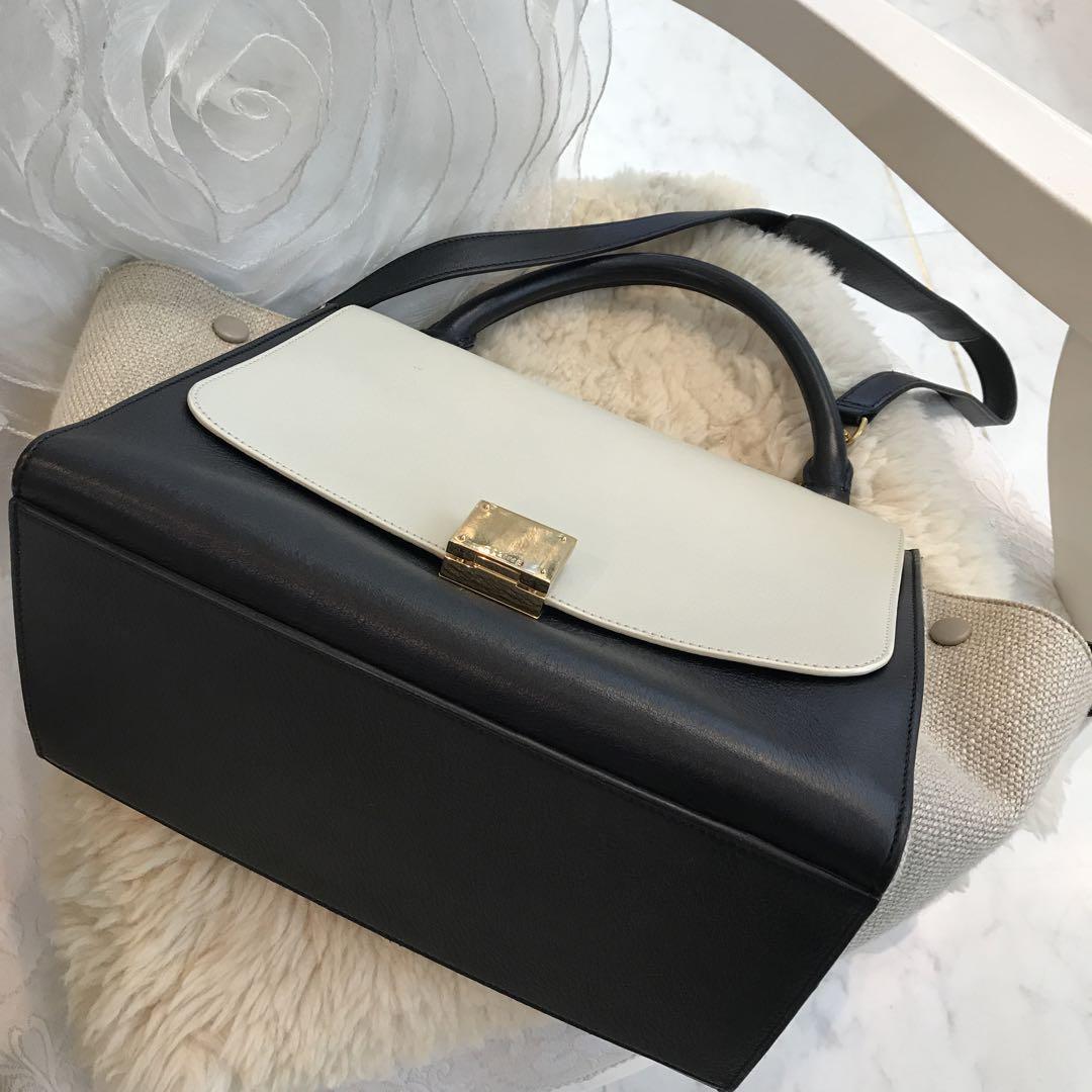 美品 CELINE トラペーズ・スモール 2WAY ショルダーバッグ｜Yahoo