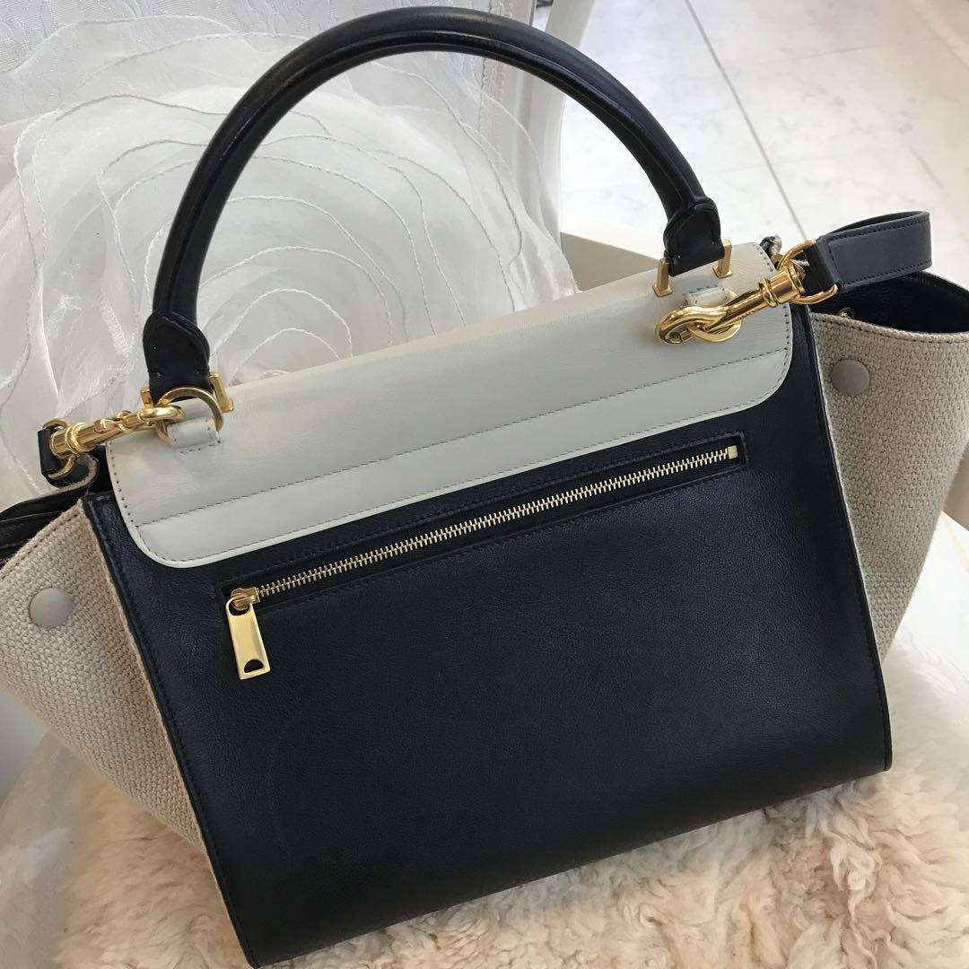 ☆美品☆CELINE トラペーズ・スモール 2WAY ショルダーバッグ-