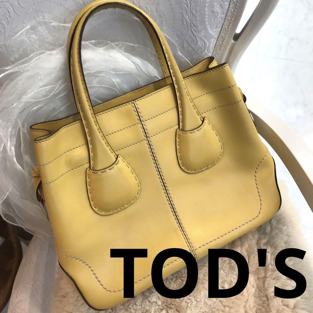 定番のお歳暮＆冬ギフト TOD'S トッズ ハンドバッグ レザー ステッチ