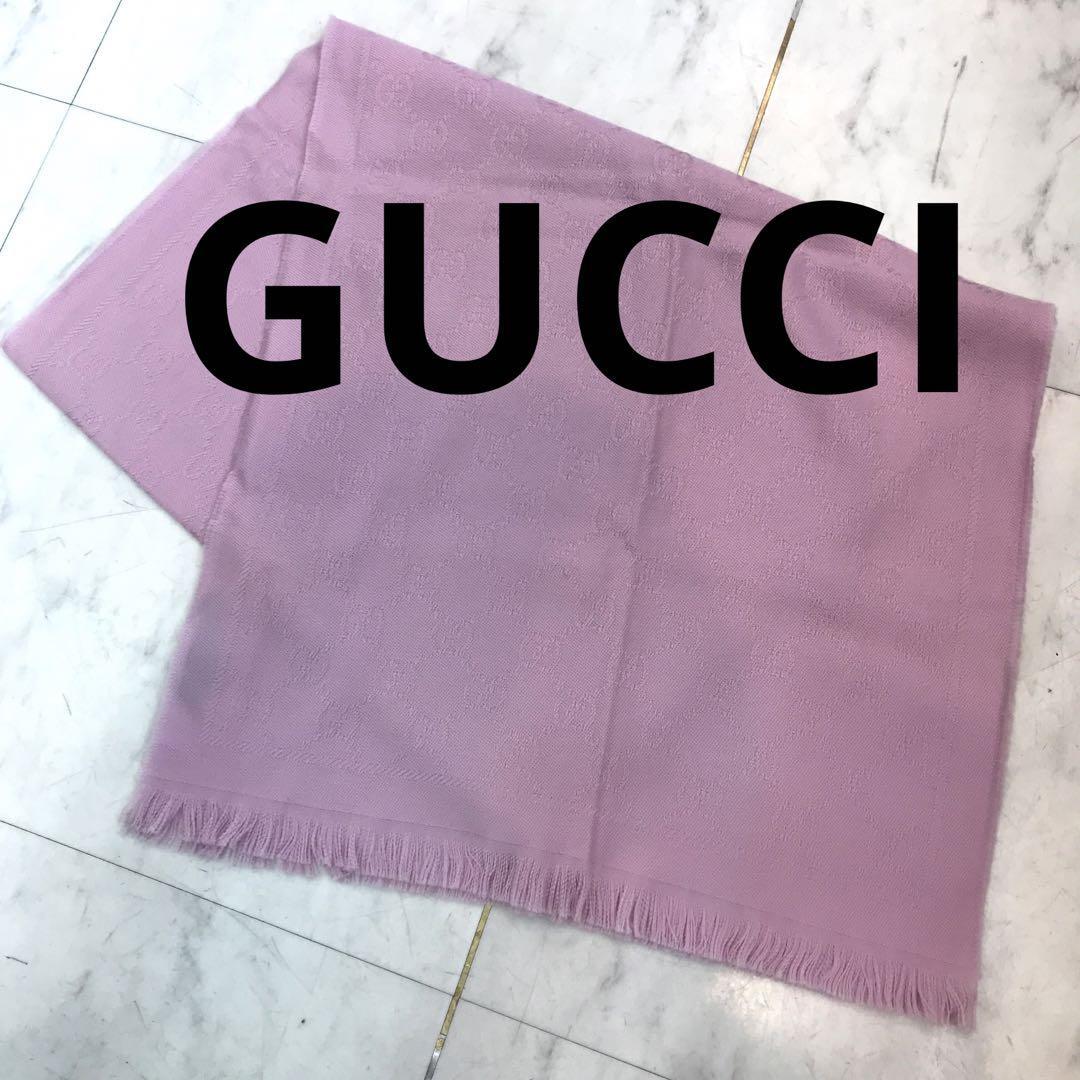 定番人気！ ☆新品未使用品☆GUCCI グッチ GG柄 マフラー ウール