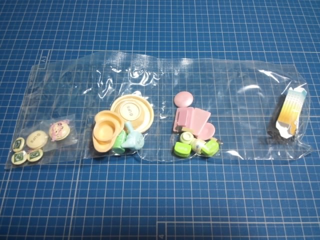 タルガ グルメdeスヌーピー 和菓子でホッ♪ パステルカラー 袋未開封 ミニチュア お煎餅 名古屋ういろう 食品サンプル ドールハウス小物_画像4