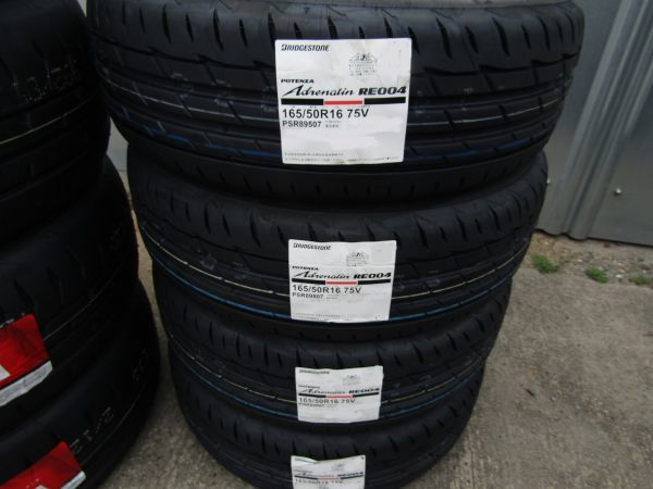 数量限定 新品 2023年製 ブリヂズトン ポテンザ RE004 165/50R16 4本