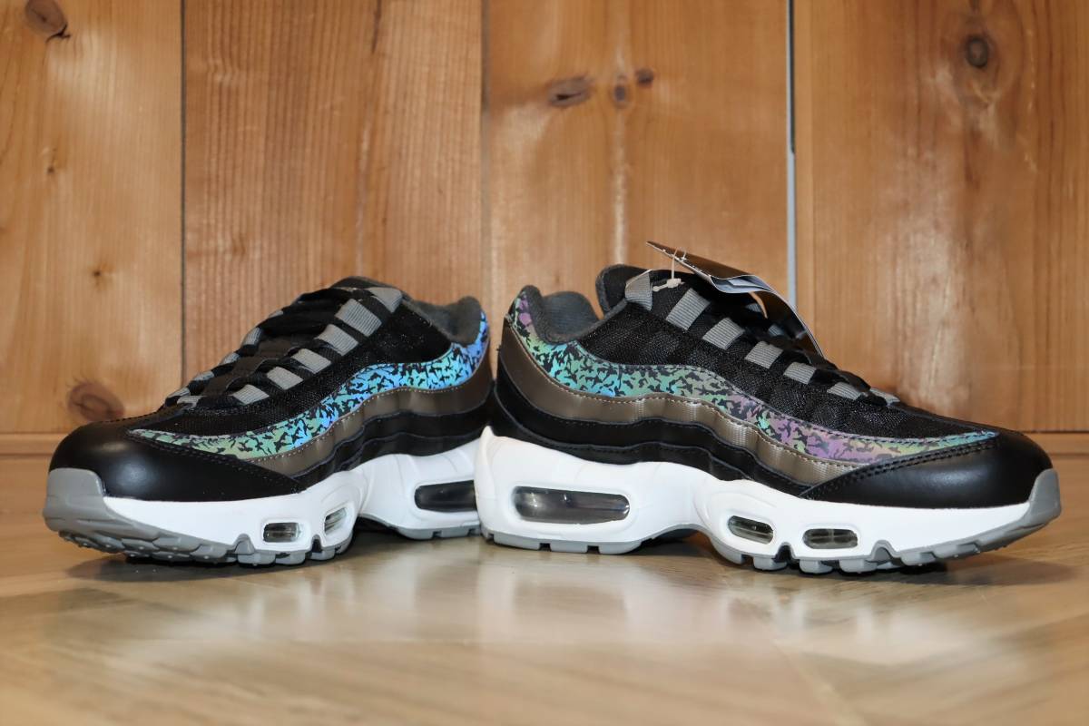 送料無料 即決【未使用】NIKE ★ AIR MAX 95 REFLECTIVE IRIDESCENT CAMO (US7/24cm) ★ ナイキ エアマックス95 DC9474-001 カモフラ _画像3