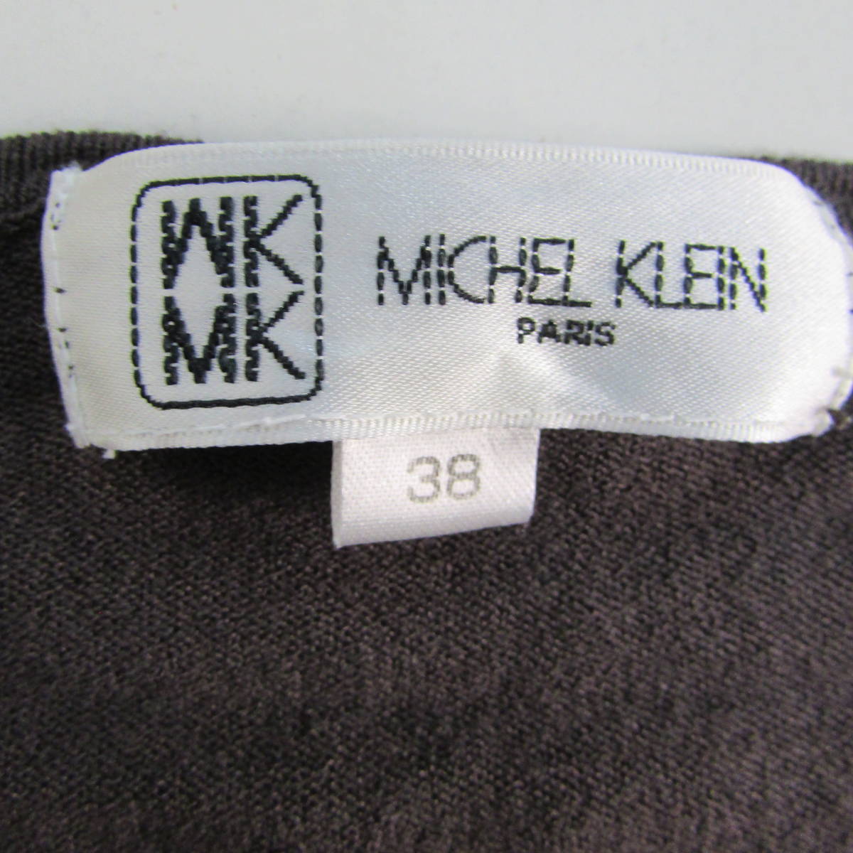 M1-00055 送料無料 【中古品】 MICHEL KLEIN ミッシェルクラン カットソー レディース Mサイズ ダークブラウンの画像4