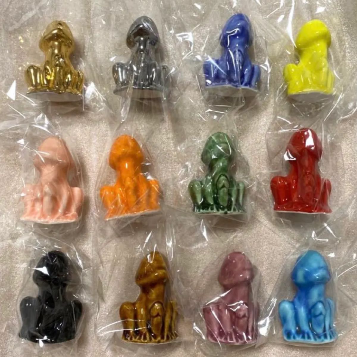 新品 チムチムゴッド 置物 蛙神 18K ゴールドとプラチナ入り 新品 チムチムゴッド 置物 蛙神 18K ゴールドとプラチナ入り