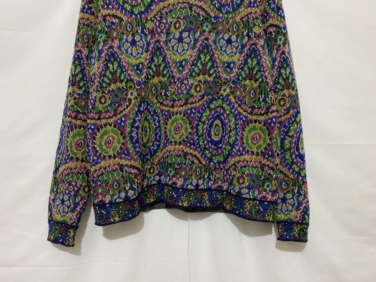 80s 90s Vintage MISSONI Missoni knitted sweater Jaguar doM Italy made 