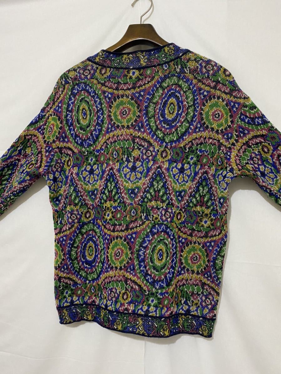 80s 90s Vintage MISSONI Missoni knitted sweater Jaguar doM Italy made 