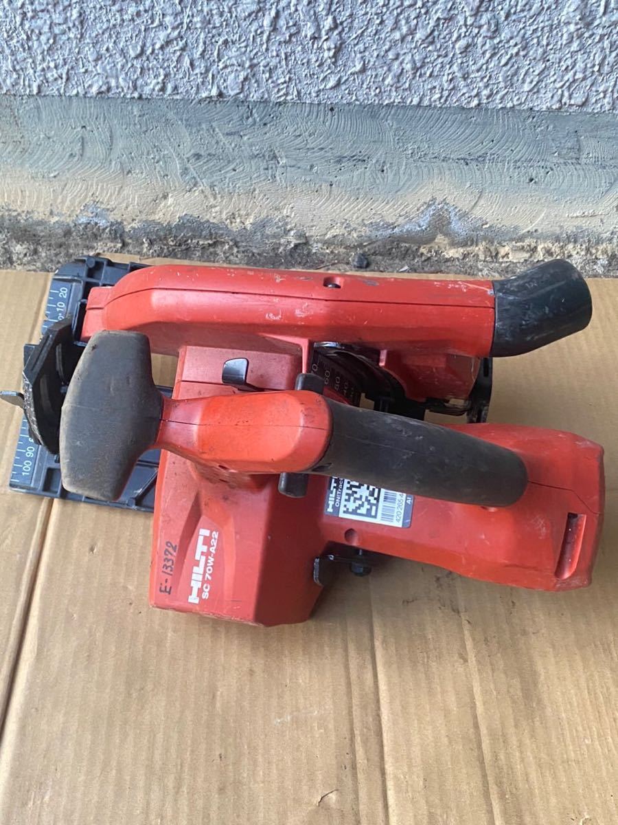 在庫あお得 HILTI SC 70W-A22 HILTI 充電式丸ノコ(丸のこ)|