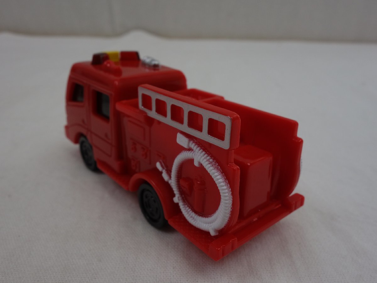 未使用 TOMY トミー TOMICA トミカ マクドナルド ハッピーセット モリタ CD-Ⅰ型 ポンプ消防車 シール付き_画像3