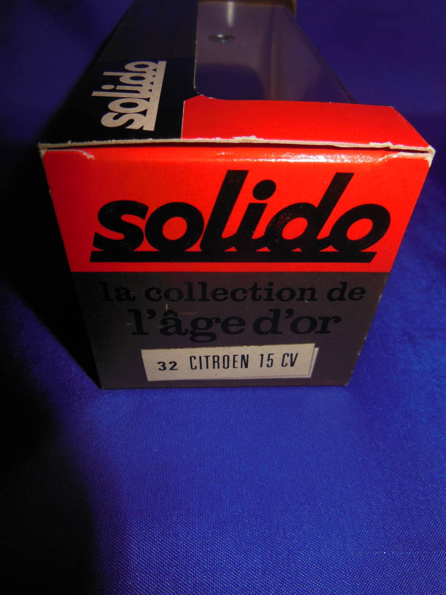 1/43　SOLIDO　シトロエン　CITROEN　15CV　1938年　黒　15 CV　フランス製　MADE IN FRANCE_画像10