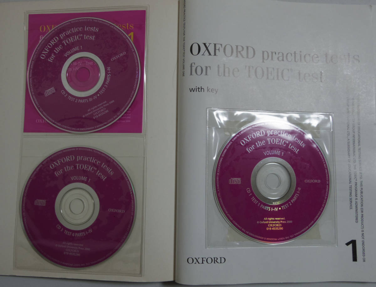 Oxford practice tests for the TOEIC test 1（オックスフォード TOEIC問題集1）_画像3