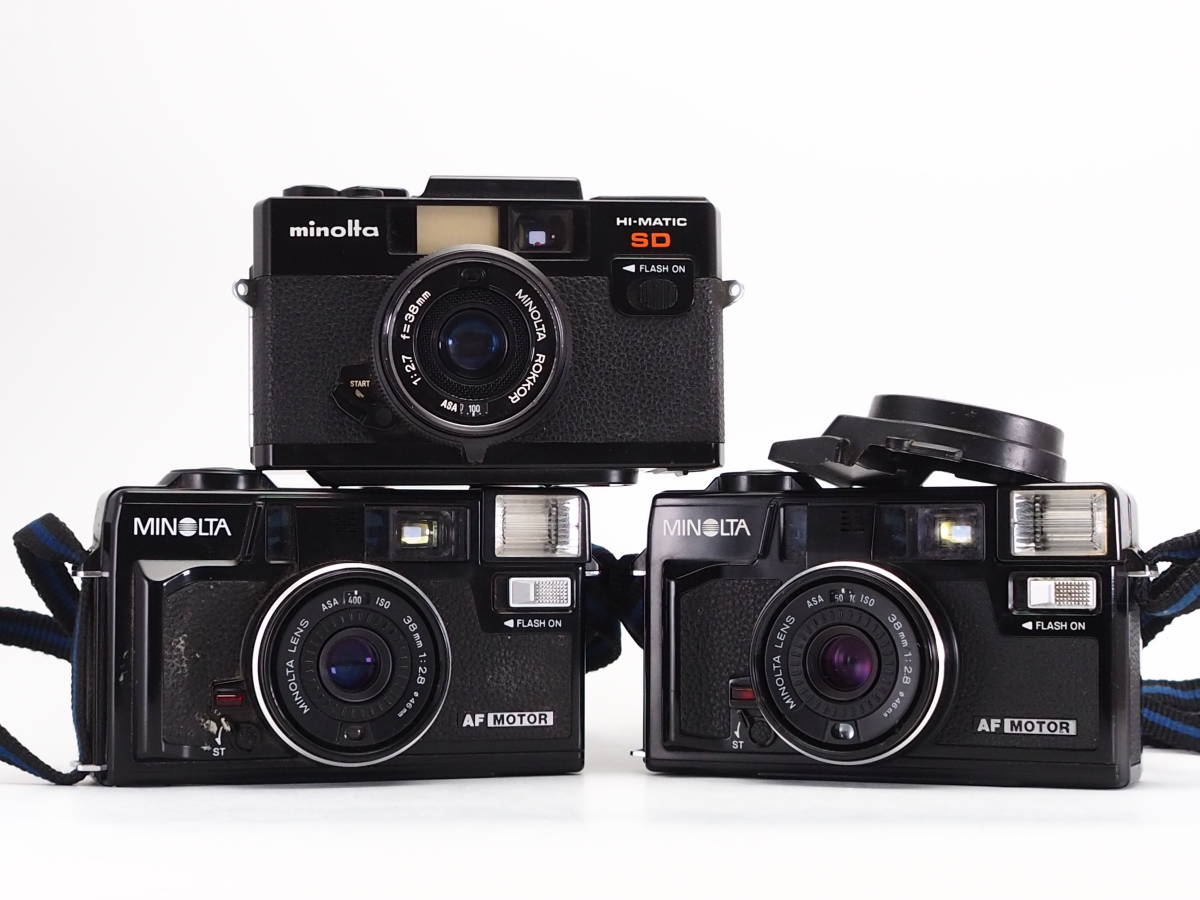 大きい割引 ミノルタ ★3個まとめ★ MINOLTA #6678 SD HI-MATIC / ★2個シャッターOK! AF2-MD HI-MATIC ミノルタ 大きい割引 ミノルタ ★3個まとめ★ MINOLTA #6678 SD HI-MATIC / ★2個シャッターOK! AF2-MD HI-MATIC ミノルタ