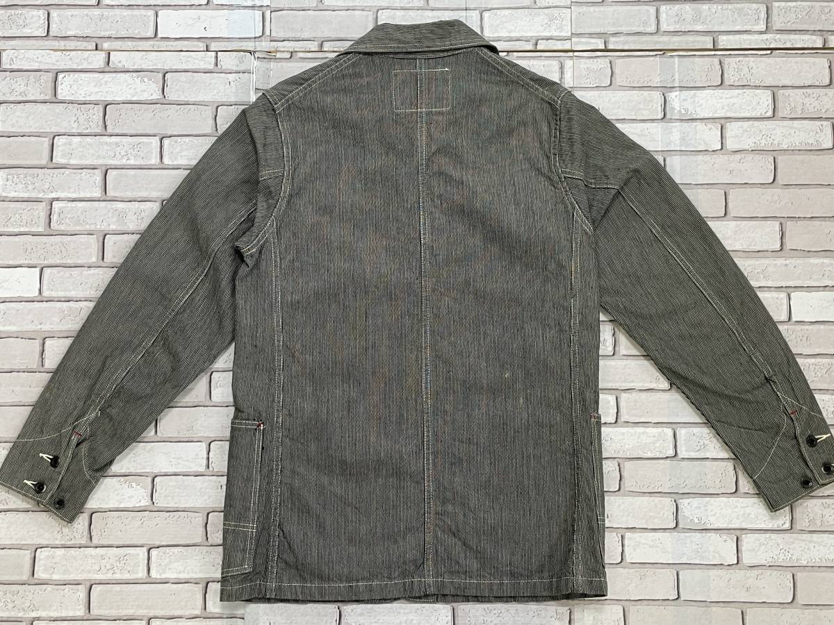 ＵＳＥＤ　シュガーケーン　SUGAR CANE　カバーオール　ジャケット　サイズ３６/Ｓ　東洋エンタープライズ　SC11336　日本製_バックスタイル