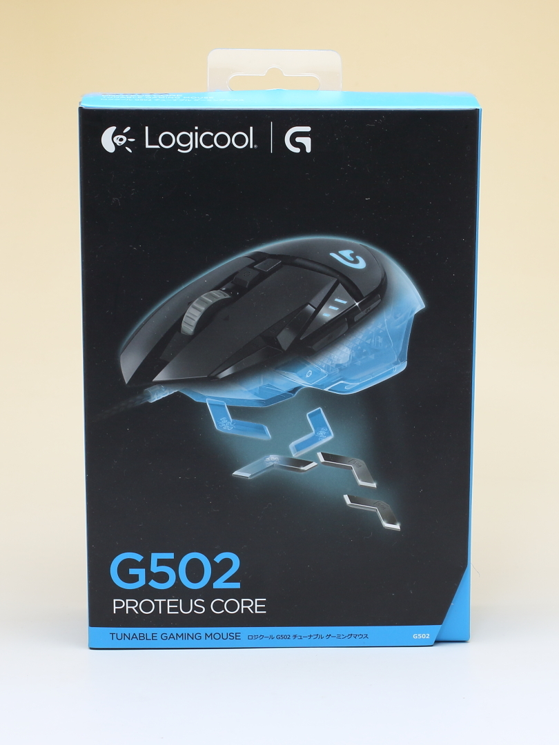 【中古】Logicool G502 PROTEUS CORE Tunable Gaming Mouse 本体破損あり ホイール摩耗 2015年購入品_画像1