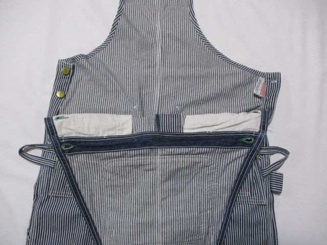 USA made POINTER pointer apron attaching Hickory overall W32