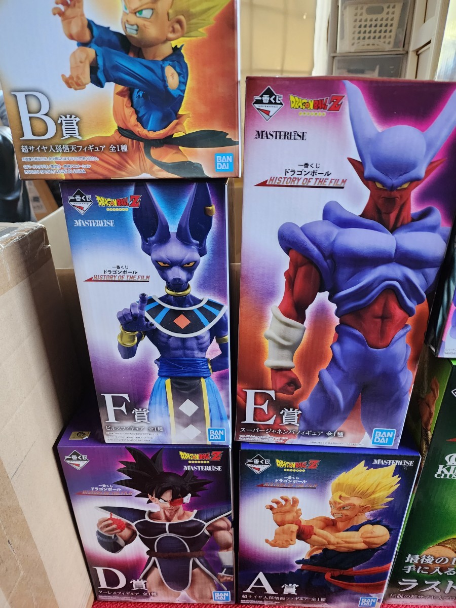 【新品未開封】一番くじ　ドラゴンボール　HISTORY　　OF　THE　FILM　１ロット　クウラ　ターレス　ブロリー　ジャネンバ　フィギュア_画像3