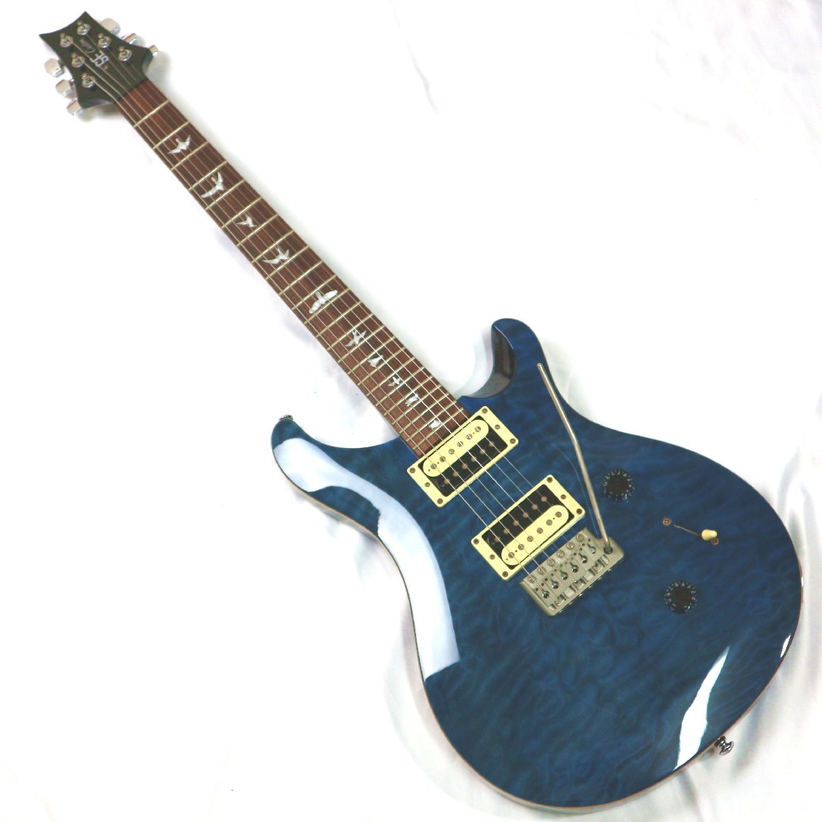 【★大人気モデル★】prs se custom blue matteo メイプルトップ ラウンドトップ ポールリードスミス エレキギター