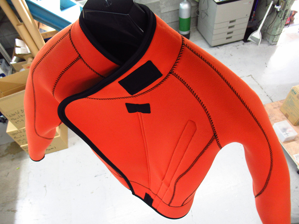 WorldDive ワールドダイブ ウェットスーツ シーガル ジャケット付き 2-3mm スーツ着丈117cm ピンク 管理AS ixz_画像8