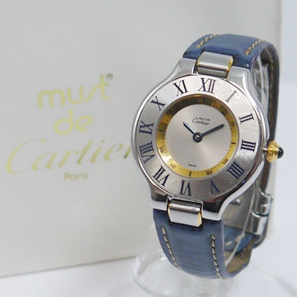 ☆USED品 電池交換済み Cartier【カルティエ 1340 W1007718 マスト21